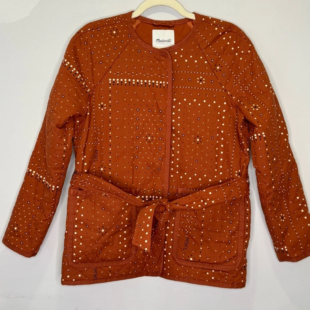 Madewell Bandana Wrap Blazer Jacket - Picture 2 of 15